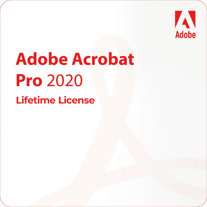 Adobe Acrobat Pro 2020 – Lifetime License