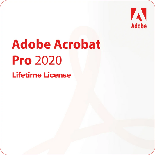 Adobe Acrobat Pro 2020 – Lifetime License